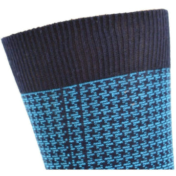 Men's Cotton Crew Dress Socks in Soft Combed Cotton