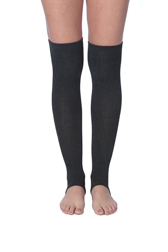 Tipi Toe Women Stirrup Ripped Socks - Lightweight Girl's Toeless Socks