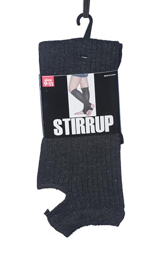 Tipi Toe Women Stirrup Ripped Socks - Lightweight Girl's Toeless Socks