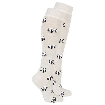 Women's Panda Knee High Socks