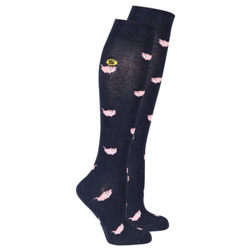 Women's Pig Knee High Socks