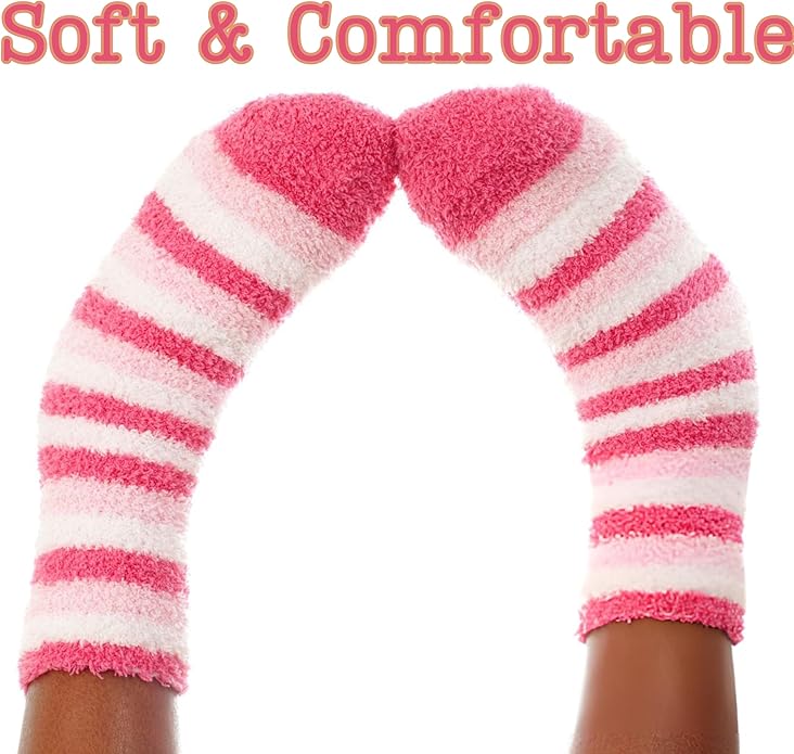 Women's 6 Pairs Cozy Microfiber Soft Anti-Skid Wild Comfort Colorful