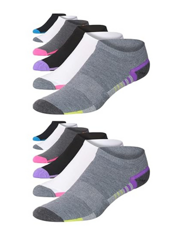 JAMES FIALLO Men's 12-Pairs Performance Low Cut Athletic Classic