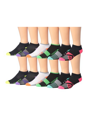 JAMES FIALLO JAMES FIALLO Men's 12-Pack Cushioned Athletic Low Cut
