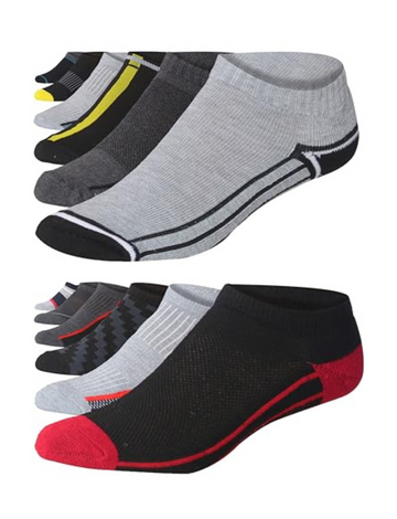 JAMES FIALLO Men's 12-Pairs Performance Low Cut Athletic Dynamic