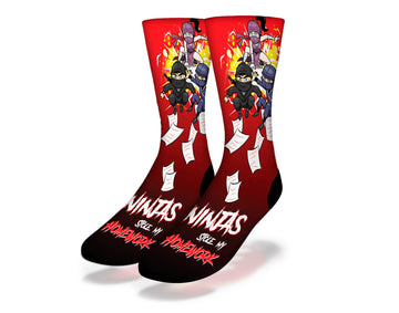 Ninja's Stole My Homework Socks 3