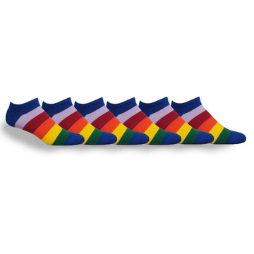 Rainbow Stripes Low Cut Socks