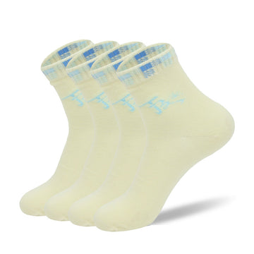 Women's autumn and winter grass edge medium tube socks