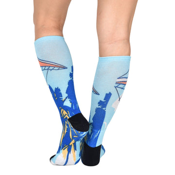 Men & Women's CoolMax Knee-High Socks, Nature Inspired Collection for