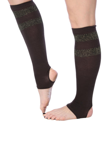 Tipi Toe Women Stirrup Socks - Lightweight Girl's Toeless Socks Knee