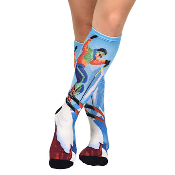 Men & Women's CoolMax Knee-High Socks, Nature Inspired Collection for