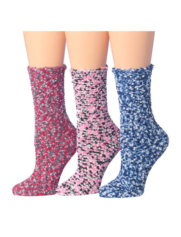 Women's 3 Pairs Cozy Microfiber Soft Anti-Skid Velvet Dreams Colorful