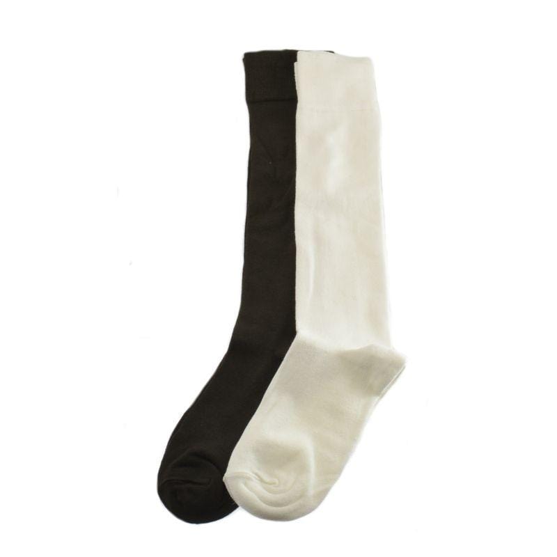 Women's Knee High Socks, Women's Classic Flat Knit Rayon Knee Hi