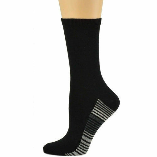Sierra Socks Women's Striped Cotton 1 Pair or 3 Pair Pack Socks