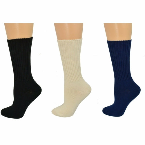 Women's Organic Cotton Crew Socks - in Smaller Sizes for Kids' School