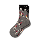 Christmas Cotton Crew Socks for Women in Cotton, Fun Holiday Socks