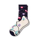 Christmas Cotton Crew Socks for Women in Cotton, Fun Holiday Socks