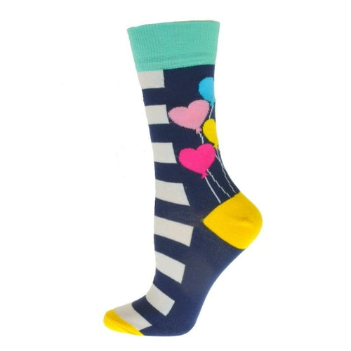 Colorful Cotton Women's Crew Socks