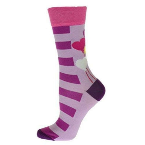Colorful Cotton Women's Crew Socks