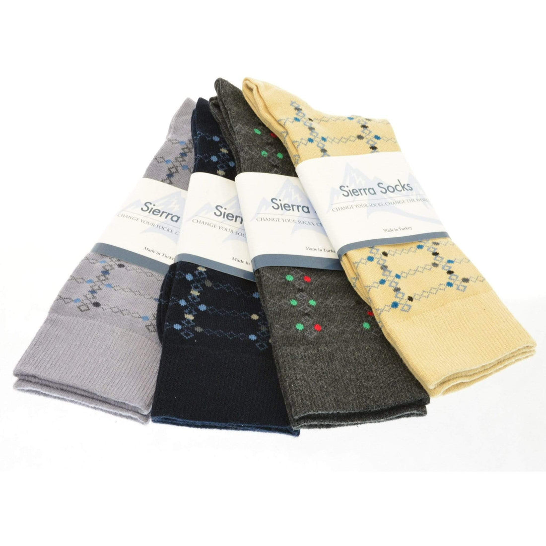 Men's Crew Socks in Combed Cotton