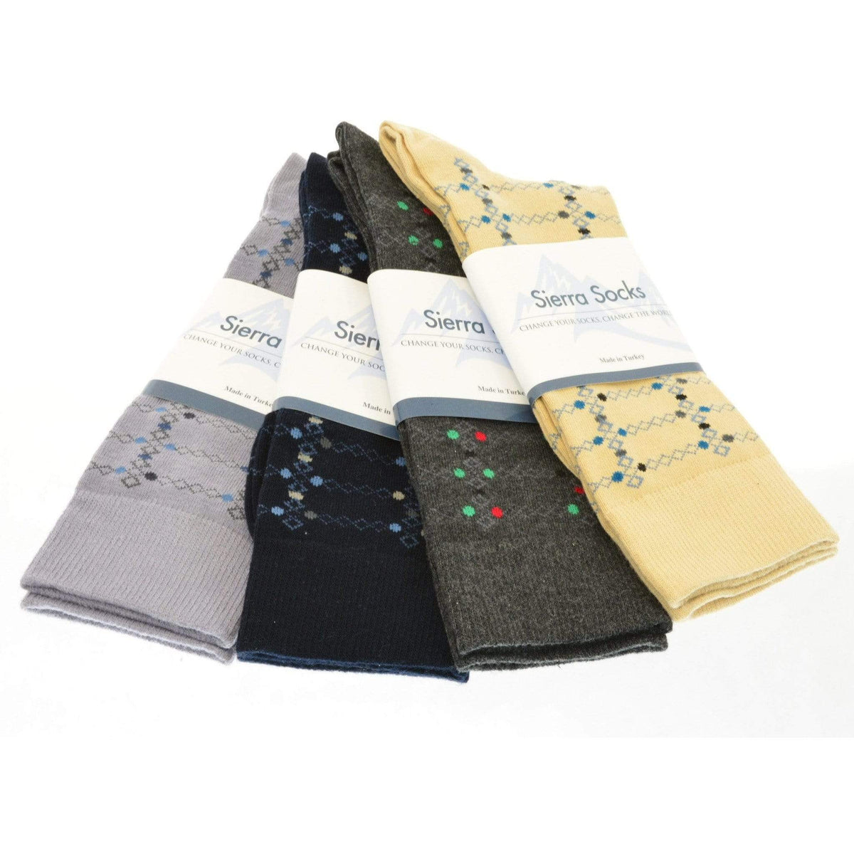 Men's Crew Socks in Combed Cotton