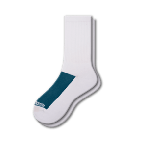 Cotton Crew Mesh Top Cushioned Sole Performance Socks for Women