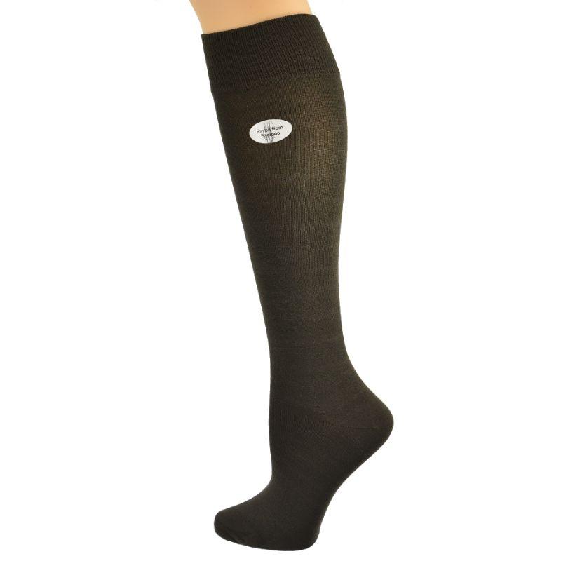 Women's Knee High Socks, Women's Classic Flat Knit Rayon Knee Hi