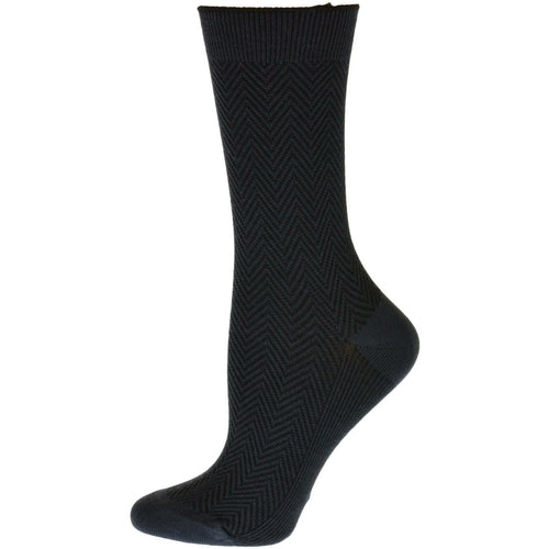 Women's Dress Socks, Bamboo Herringbone Dress Sock, Women's Casual