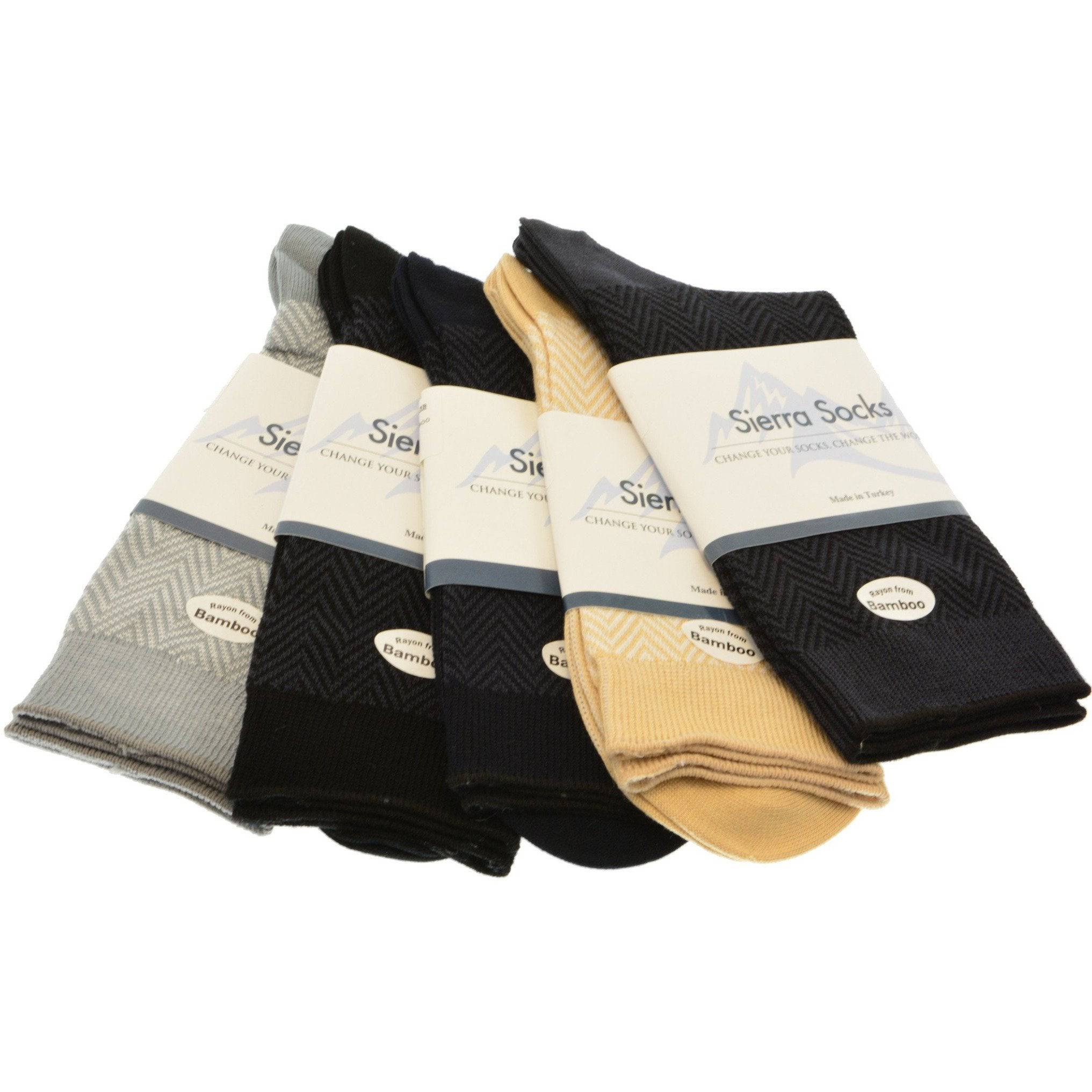 Women's Dress Socks, Bamboo Herringbone Dress Sock, Women's Casual