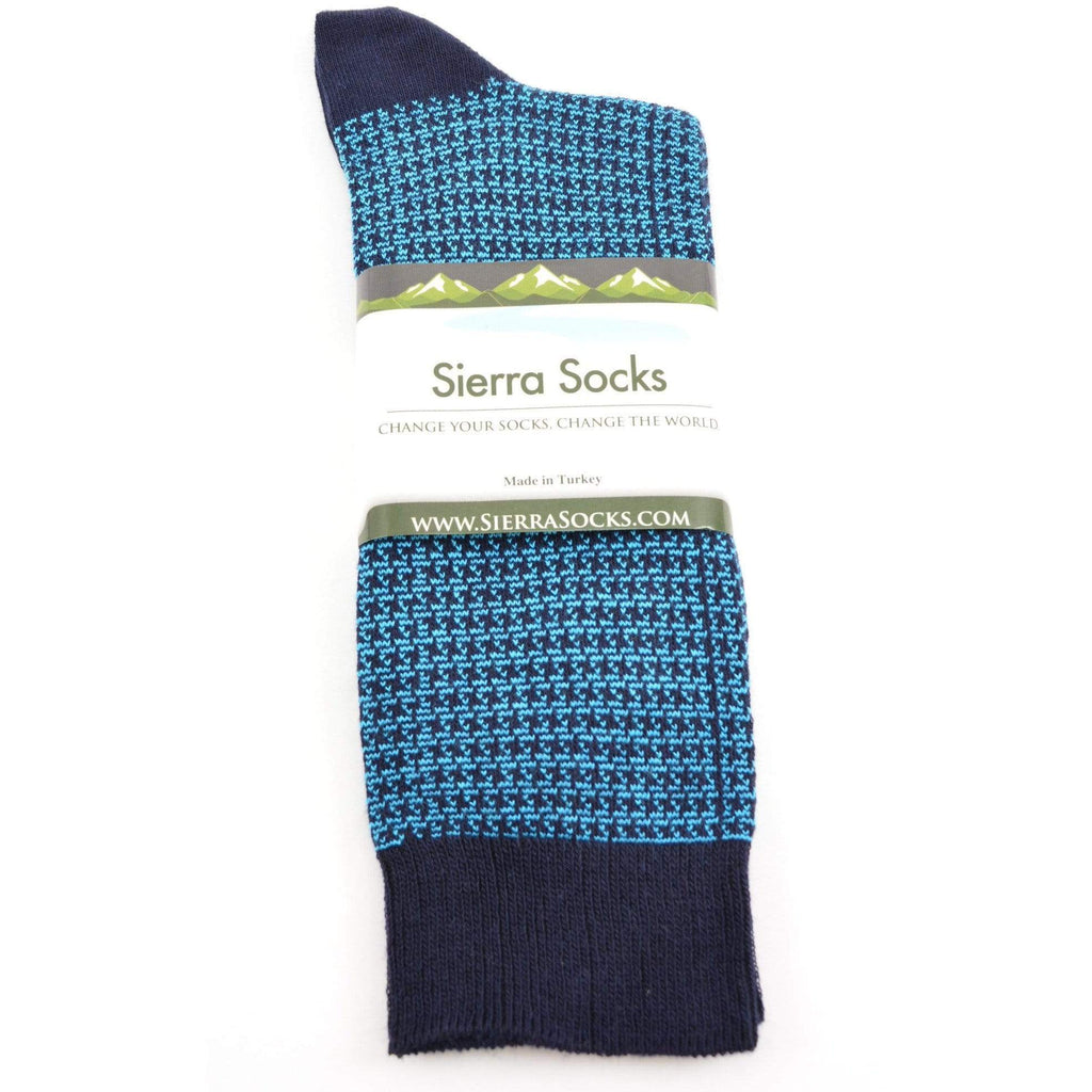 Men's Cotton Crew Dress Socks in Soft Combed Cotton