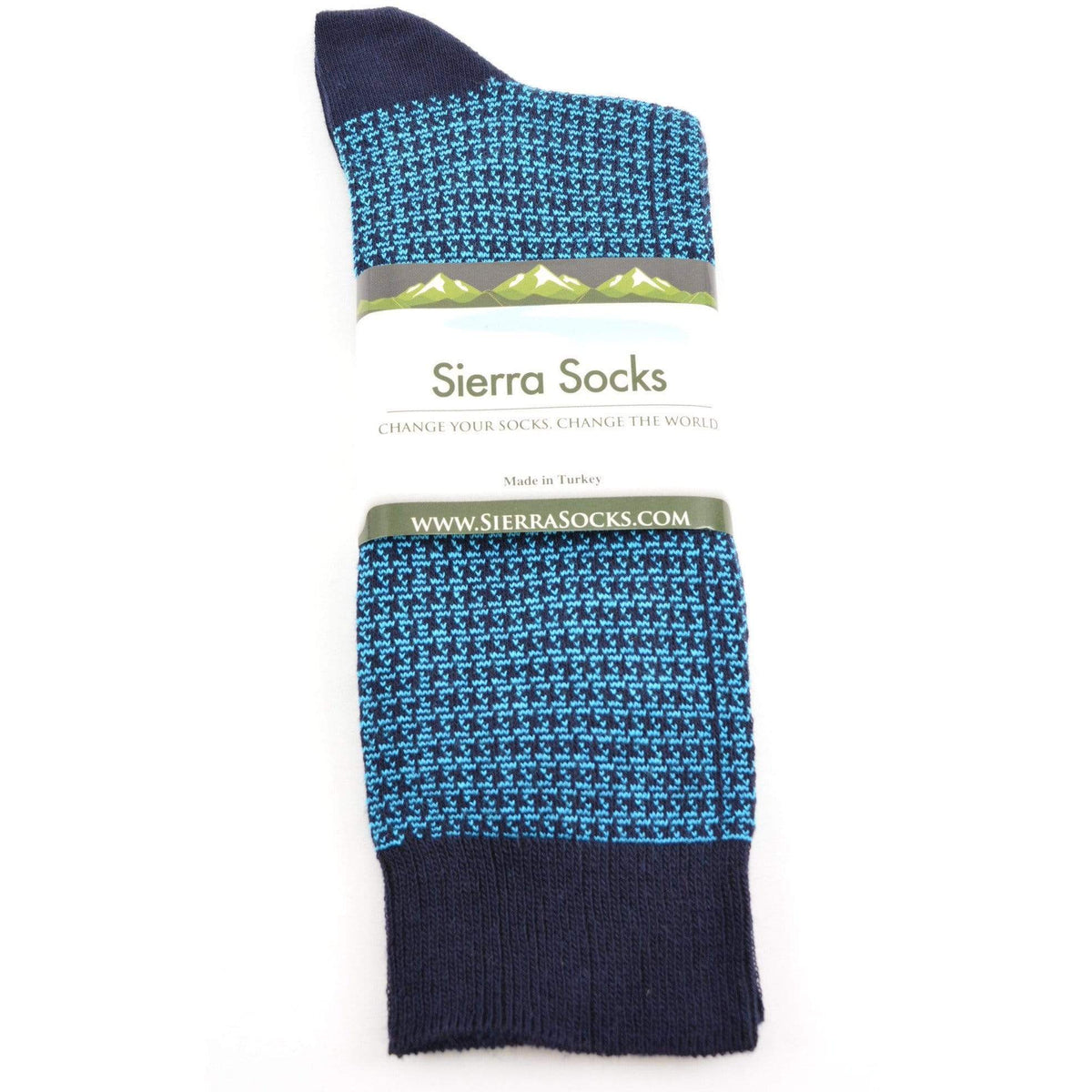 Men's Cotton Crew Dress Socks in Soft Combed Cotton