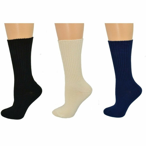 Women's Organic Cotton Crew Socks - in Smaller Sizes for Kids' School
