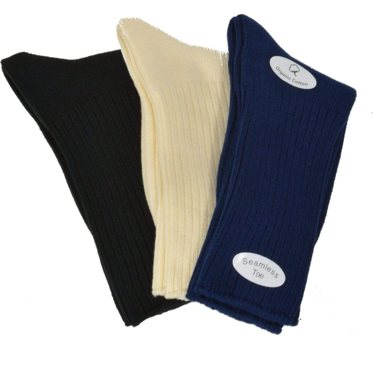 Women's Organic Cotton Crew Socks - in Smaller Sizes for Kids' School