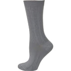Women's Rayon Socks, Women's Cable Pattern Crew Rayon Socks - 3 Pair