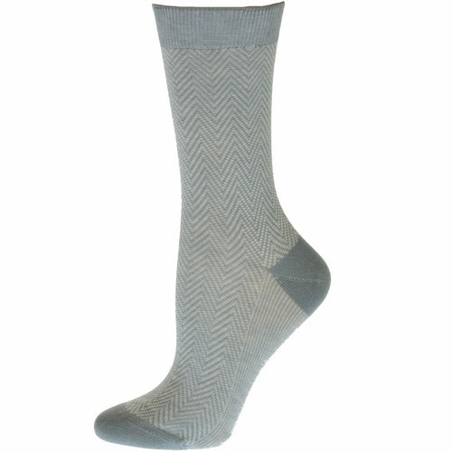 Women's Dress Socks, Bamboo Herringbone Dress Sock, Women's Casual