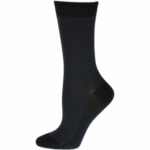 Women's Dress Socks, Bamboo Herringbone Dress Sock, Women's Casual