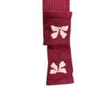Women's Bow Socks, Women's Acrylic Knee-Hi Socks, Women's Boot Socks
