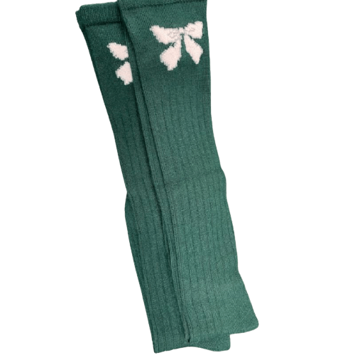 Women's Bow Socks, Women's Acrylic Knee-Hi Socks, Women's Boot Socks
