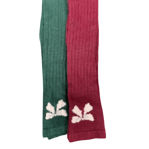 Women's Bow Socks, Women's Acrylic Knee-Hi Socks, Women's Boot Socks