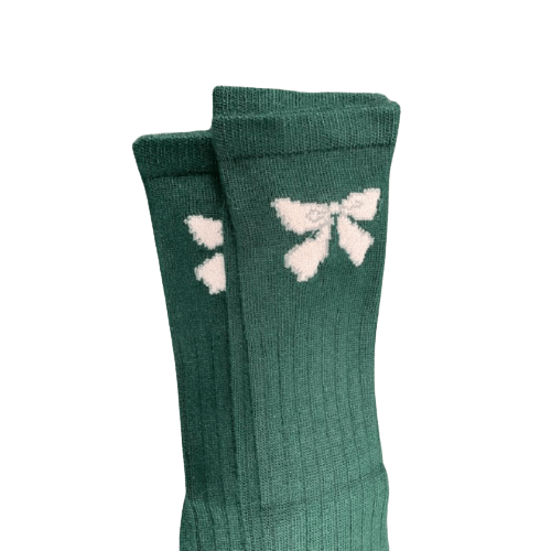 Women's Bow Socks, Women's Acrylic Knee-Hi Socks, Women's Boot Socks