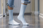 Women's Rayon Socks, Women's Cable Pattern Crew Rayon Socks - 3 Pair