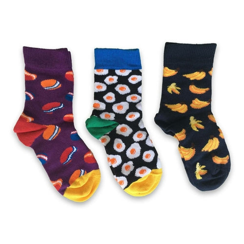 Cute and Colorful Socks for Toddler Boys and Girls, Combed Cotton Crew