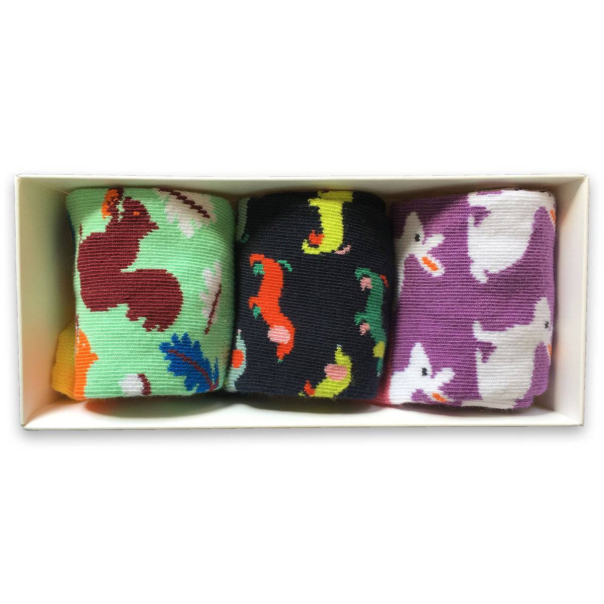 Cute and Colorful Socks for Toddler Boys and Girls, Combed Cotton Crew