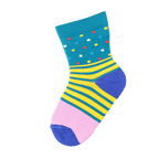 Cute and Colorful Socks for Toddler Boys and Girls, Combed Cotton Crew