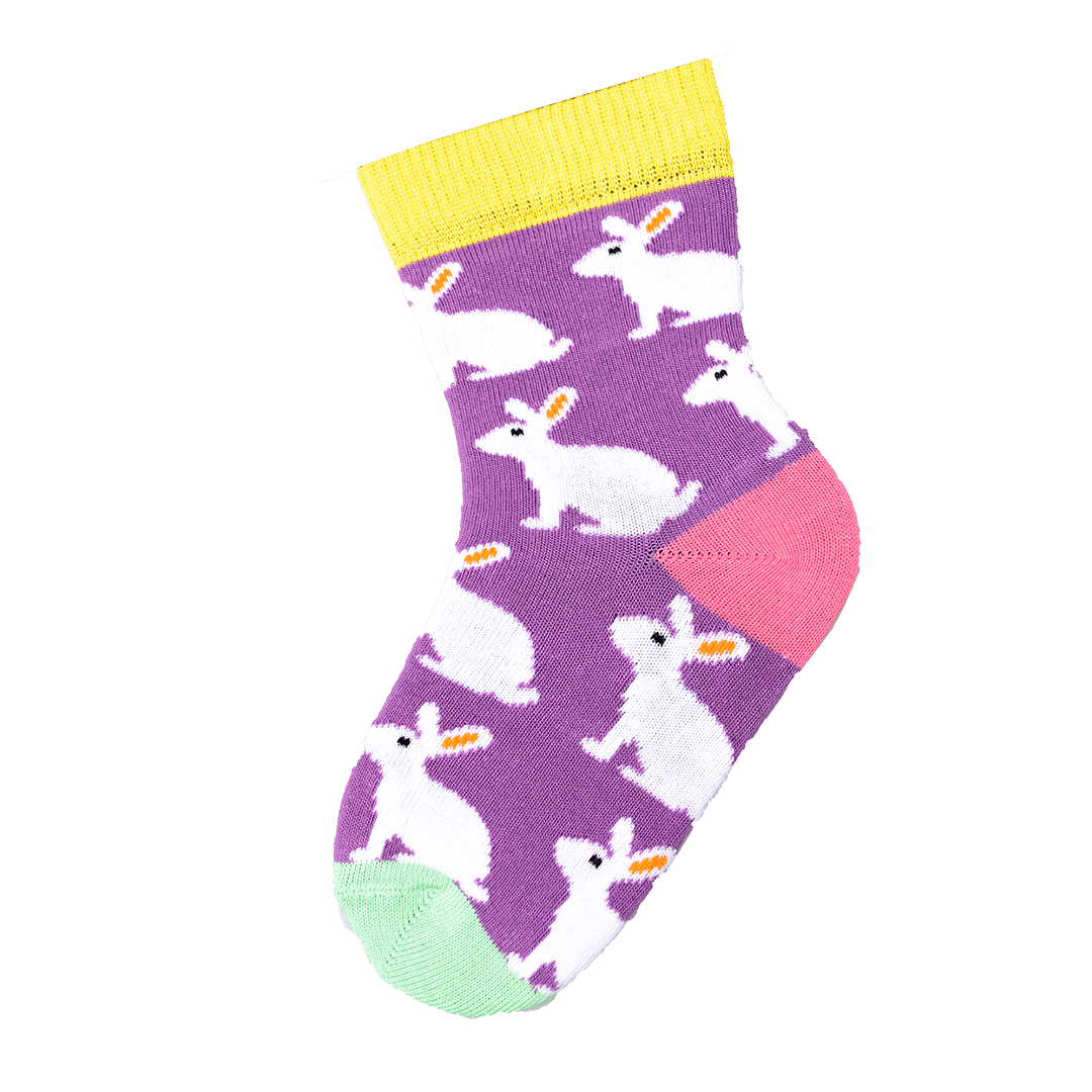 Cute and Colorful Socks for Toddler Boys and Girls, Combed Cotton Crew