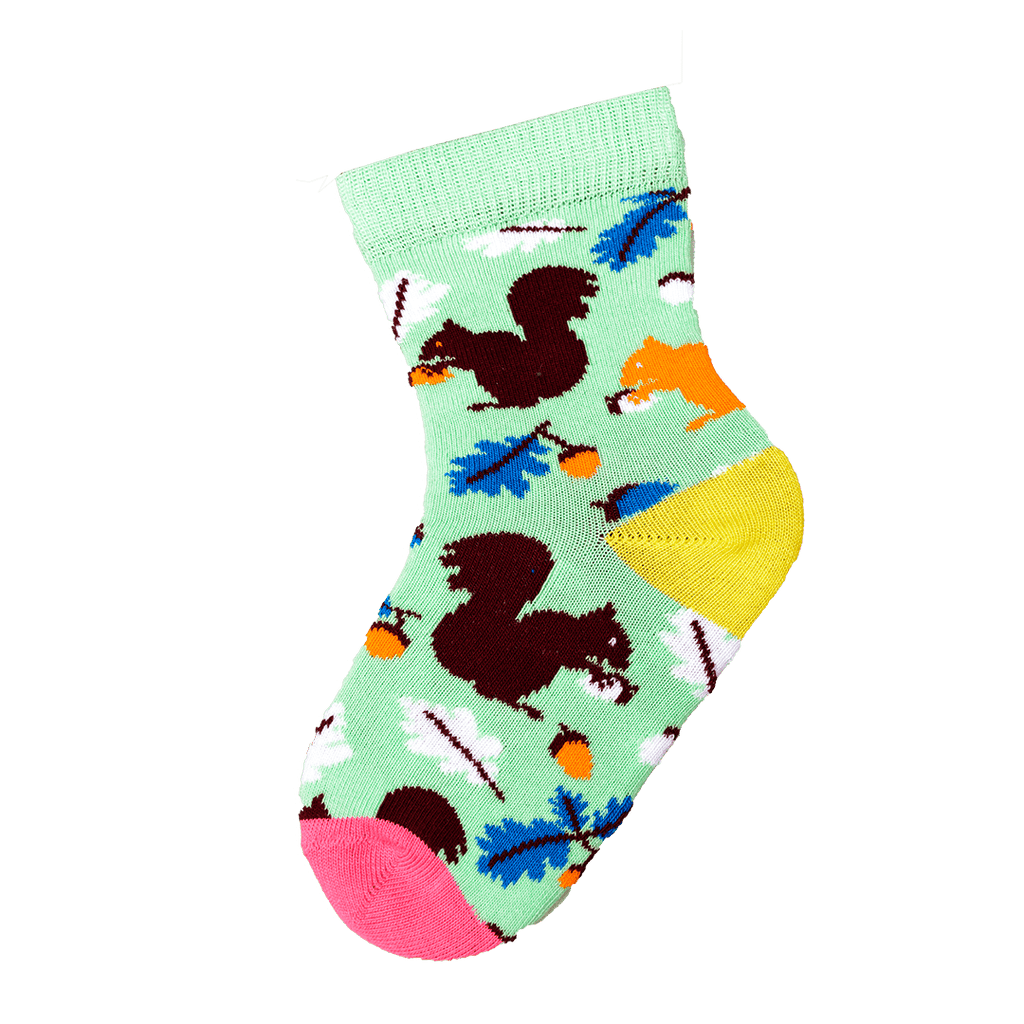 Cute and Colorful Socks for Toddler Boys and Girls, Combed Cotton Crew
