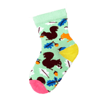 Cute and Colorful Socks for Toddler Boys and Girls, Combed Cotton Crew