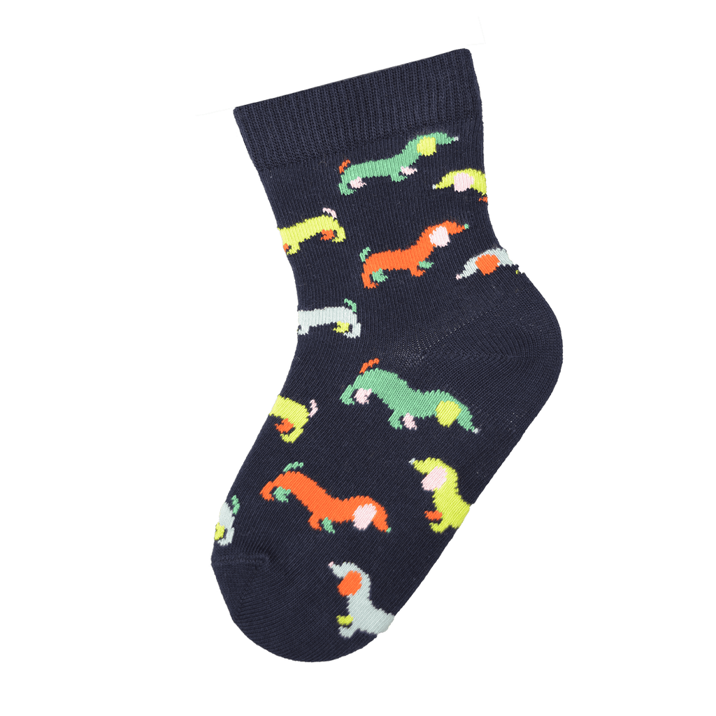 Cute and Colorful Socks for Toddler Boys and Girls, Combed Cotton Crew