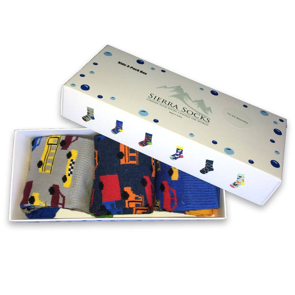 Cute and Colorful Socks for Toddler Boys and Girls, Combed Cotton Crew