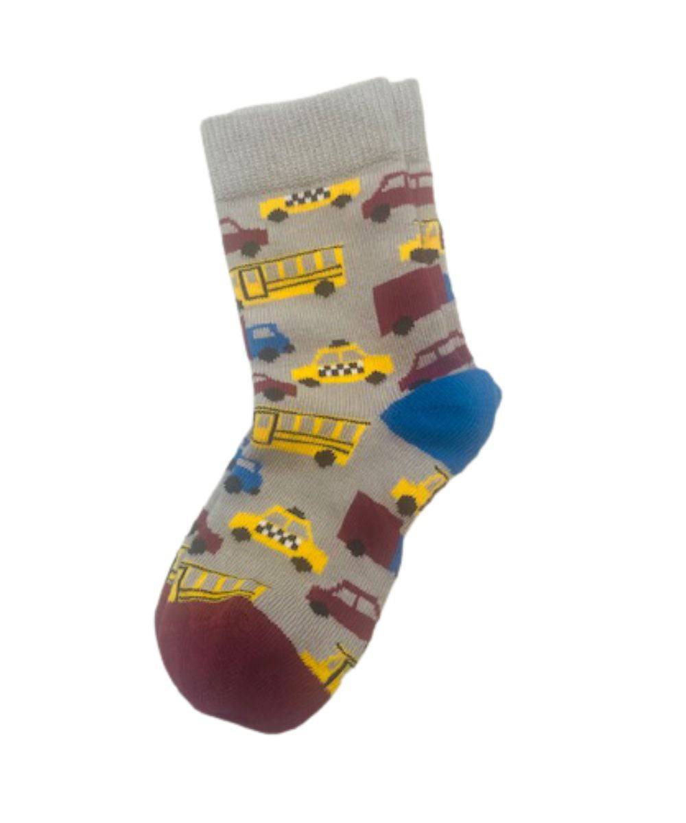 Cute and Colorful Socks for Toddler Boys and Girls, Combed Cotton Crew